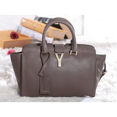 Yves Saint Laurent Cabas Chyc оригинална кожена чантичка каки