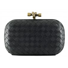 Bottega Veneta Absinthe Intrecciato Ayers Knot Black