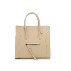 Чанта Celine Luggage Phantom Square Tote, бежова