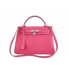 Hermes Kelly 32 см Togo кожа Clemence розово