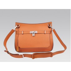 Чанта Hermes Jypsiere 34 Messenger Clemence Orange