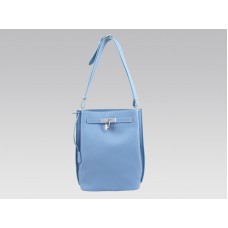 Hermes So Kelly 22 см Clemence Blue Jean