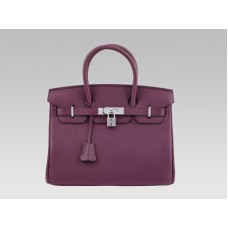 Hermes Birkin 30 см Того Clemence Raisin