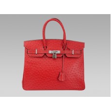 Hermes Birkin 35 см Ostrich Rouge Vif
