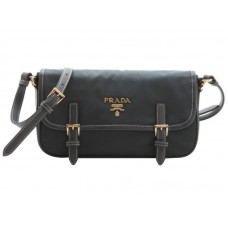 Чанта Prada Tessuto Bandoliera Crossbody Messenger Bag Blue