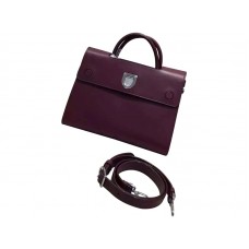Dior Diorever Bag Noisette Prestige Calfkin Burgundy