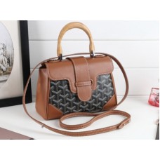 Мини чанта Goyard Saigon кафява