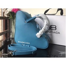Сако Balenciaga Triangle Duffle S синьо 18062558