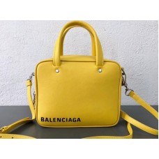 Чанта Balenciaga Triangle Square XS жълта 513995c8k021004