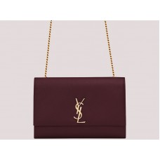 Чанта Saint Laurent Ysl Large Kate Chain, лилава, H-yslshsg073330md3