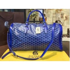 Goyard Goyardine Croisiere 45 синьо със синя кожена тапицерия 2309-1