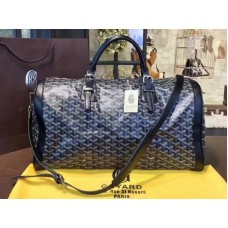 Goyard Goyardine Croisiere 45 Тъмно синьо с тъмно синя кожена тапицерия 2309-2