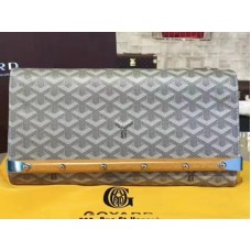 Goyard Chevron Monte Carlo Bois Clutch Каки