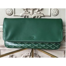 Goyard Goyardine Sainte Marie Soft Clutch Green