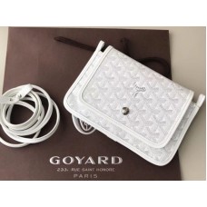 Портфейл Goyard Goyardine Plumet Crossbody Бял