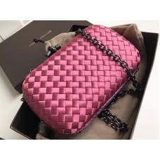 Bottega Veneta клъч с възел в розово Boucher Intreccio