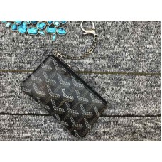Ключодържател с портмоне за монети Goyard, черен