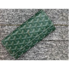Дълъг портфейл Goyard Varenne Chevron Green