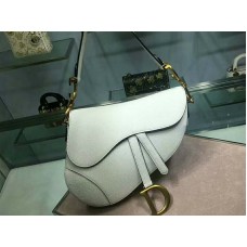 Чанта Dior Saddle от телешка кожа, златисто-бяла, m0446l3