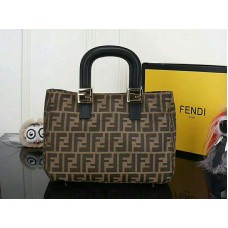 Чанта от плат Fendi Ff със златен обков ff06