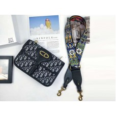 Чанта Dior Dioraddict през рамо синя m5036b