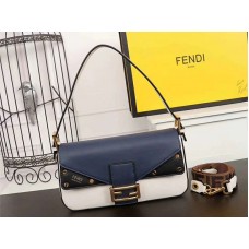 Чанта Fendi Baguette Ff Crossbody черно-синя