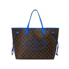 Louis Vuitton 2013 монограм Neverfull Gm Grand Bleu