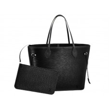 Чанта Louis Vuitton Epi Leather Neverfull Mm Black