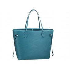 Чанта Louis Vuitton Epi Leather Neverfull Mm Blue