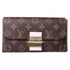 Портфейл Louis Vuitton Monogram Elysee, цвят камила