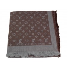Louis Vuitton Monogram Ikat шал кафяв