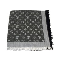 Шал Louis Vuitton Monogram Ikat сив