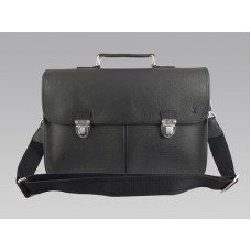 Кожена чанта Louis Vuitton Taiga Anton Grey