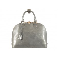 Louis Vuitton монограм Vernis Alma Mm сребро