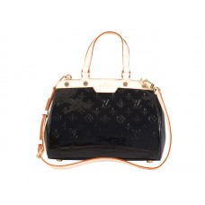 Чанта Louis Vuitton Monogram Vernis Brea Mm Black