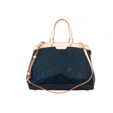 Чанта Louis Vuitton Monogram Vernis Brea Mm Midnight Blue