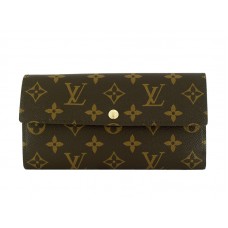 Портфейл Louis Vuitton Monogram Sarah с флорални мотиви в лилаво