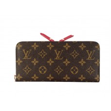 Червен портфейл с монограм на Louis Vuitton Insolite