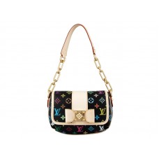 Louis Vuitton Monogram Multicolour Patti Black