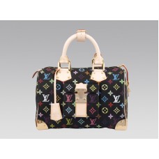 Чанта Louis Vuitton Monogram Multicolour Black Speedy 30
