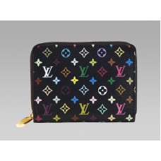 Портмоне Louis Vuitton Monogram Multicolour Black Zippy Grenade