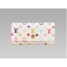 Чанта Louis Vuitton Monogram Multicolore White с 4 ключа, личи