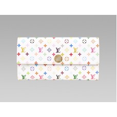 Портфейл Louis Vuitton Monogram Multicolour White Sarah Anis