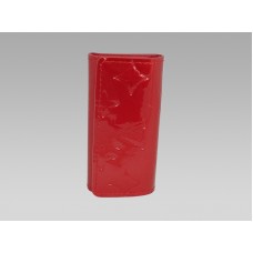 Louis Vuitton монограм Vernis 4 ключодържател Pomme Damour