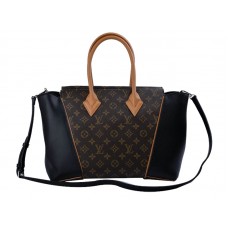 Чанта Louis Vuitton W с монограм и кожа PM