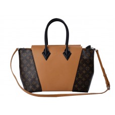 Чанта Louis Vuitton W Monogram & Leather Pm Brown