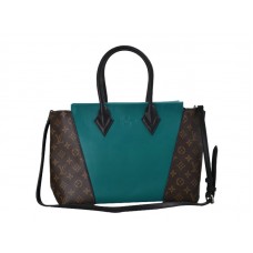 Чанта Louis Vuitton W Monogram & Leather Pm Green