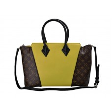 Чанта Louis Vuitton W Monogram & Leather Pm Yellow