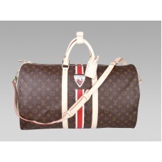 Чанта Louis Vuitton Classic China Run Keepall 55 Bandouilere