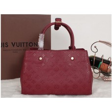 Louis Vuitton монограм Empreinte Montaigne Mm бордо